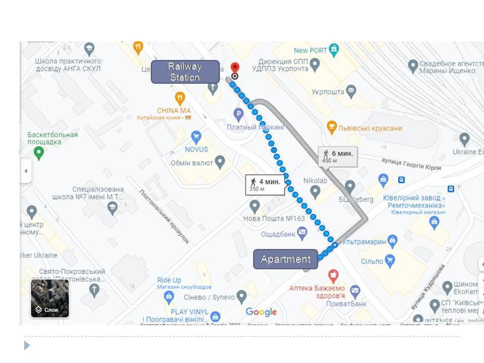 New Apartment Near Railway Station 1A Kiev Esterno foto